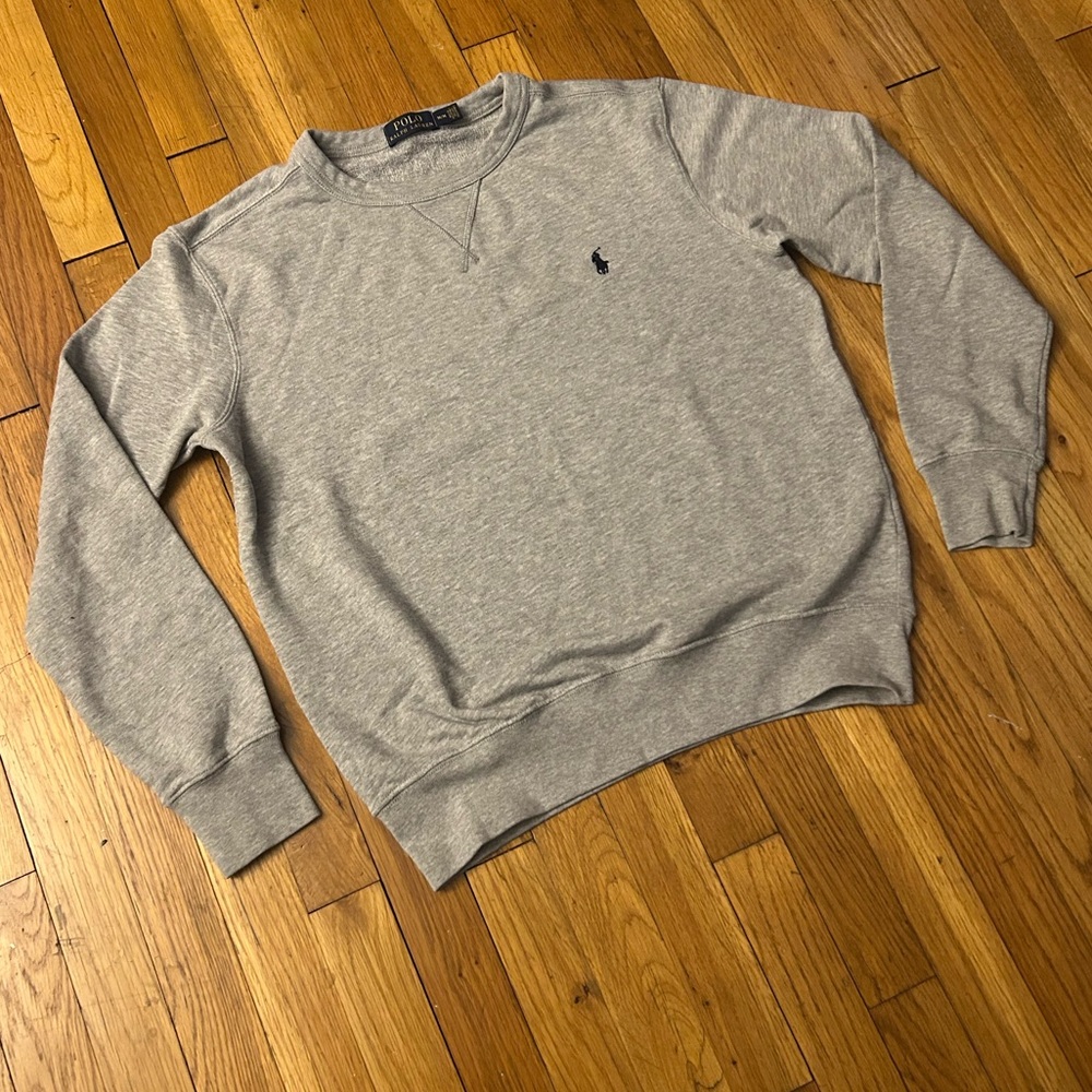 Polo by Ralph Lauren Light Gray Crewneck Sweater